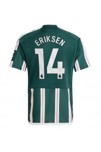 Fotbalové Dres Manchester United Christian Eriksen #14 Venkovní Oblečení 2023-24 Krátký Rukáv